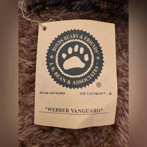 Vintage Boyds Bears & Friends "Webber Vanguard" Stuffed Bear #51100-07 - Picture 8 of 10